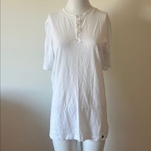 Hanro White Polo Women's Shirt Size S